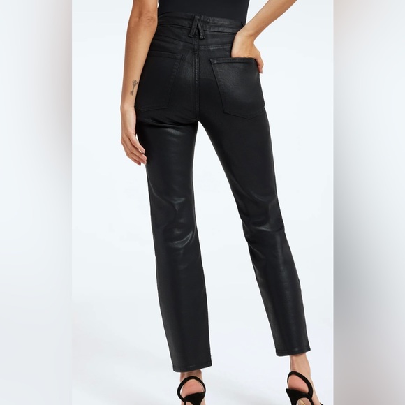 GOOD AMERICAN - GOOD CLASSIC COATED JEANS - Picture 2 of 6